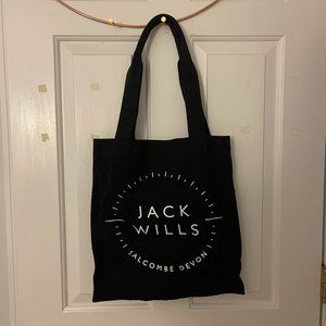 Jack Wills Black Tote Bag
